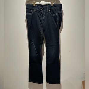 Guess bootleg jeans. Dark wash